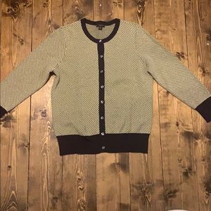 ann taylor button up cardigan